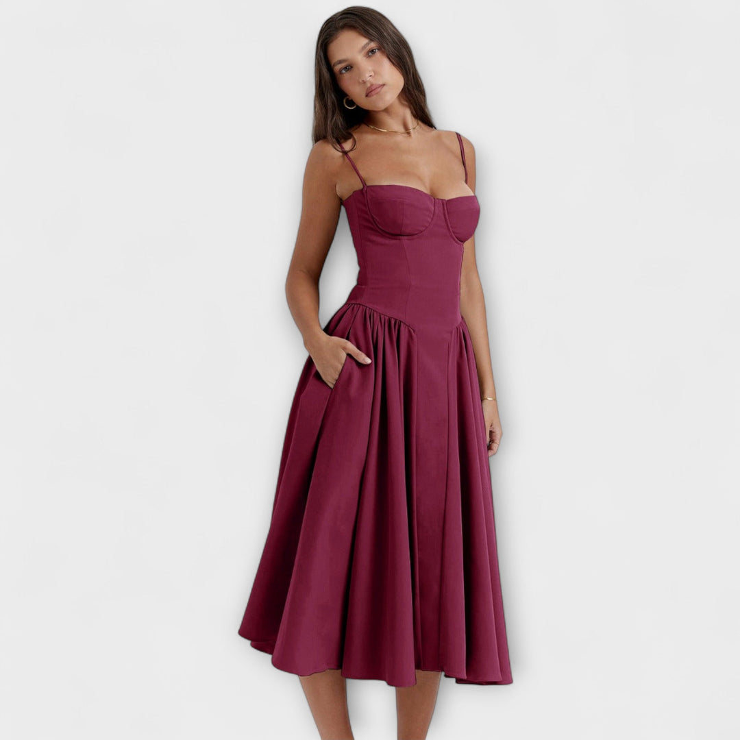 Marini | Raffinato abito corsetto da donna