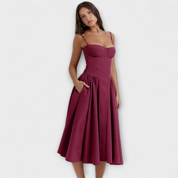 Marini | Raffinato abito corsetto da donna
