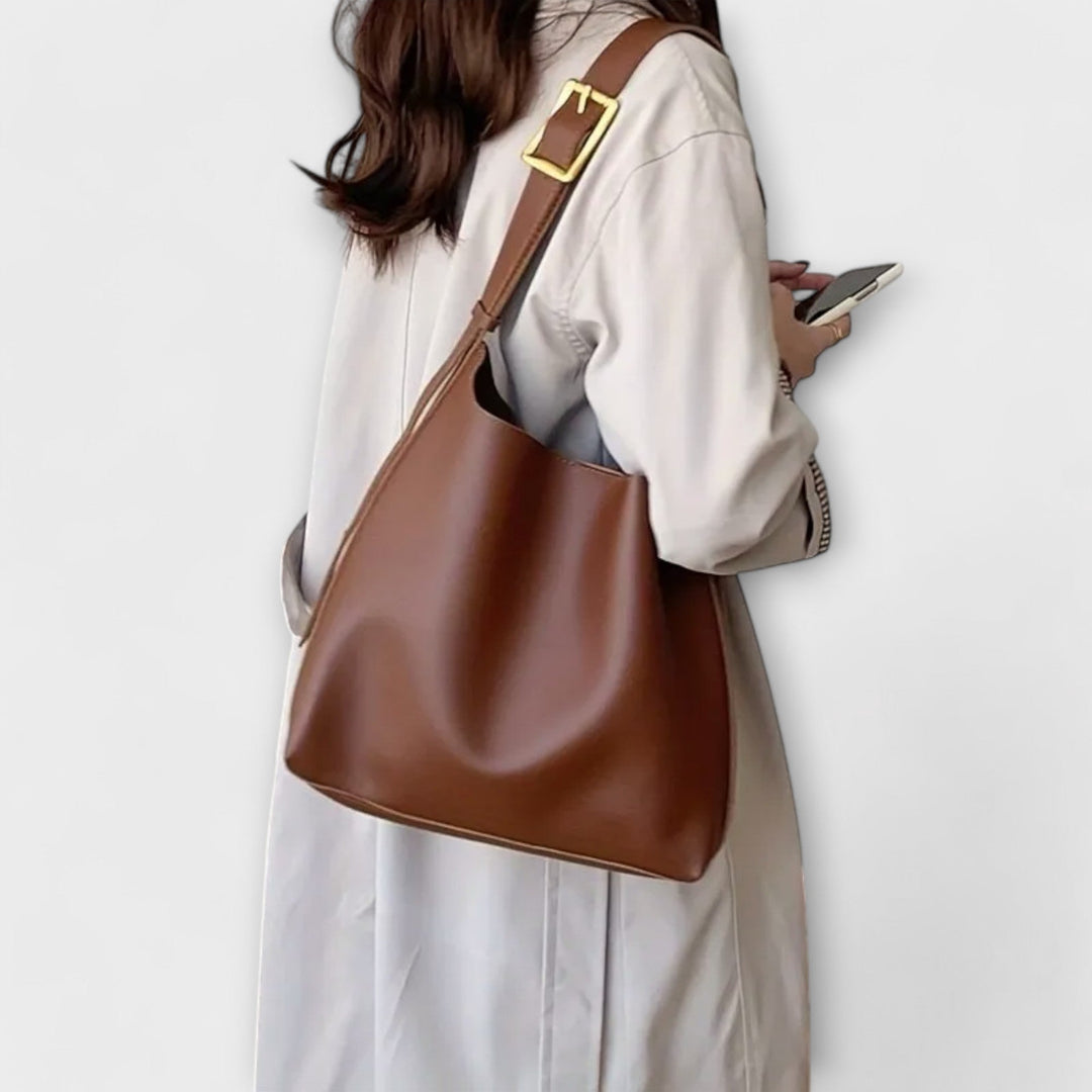 Lora. – Elegant Leather Shoulder Bag