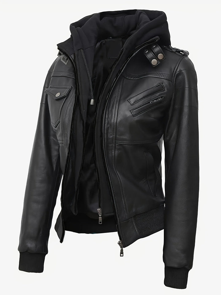 Marini | Elegante giacca in PU da donna