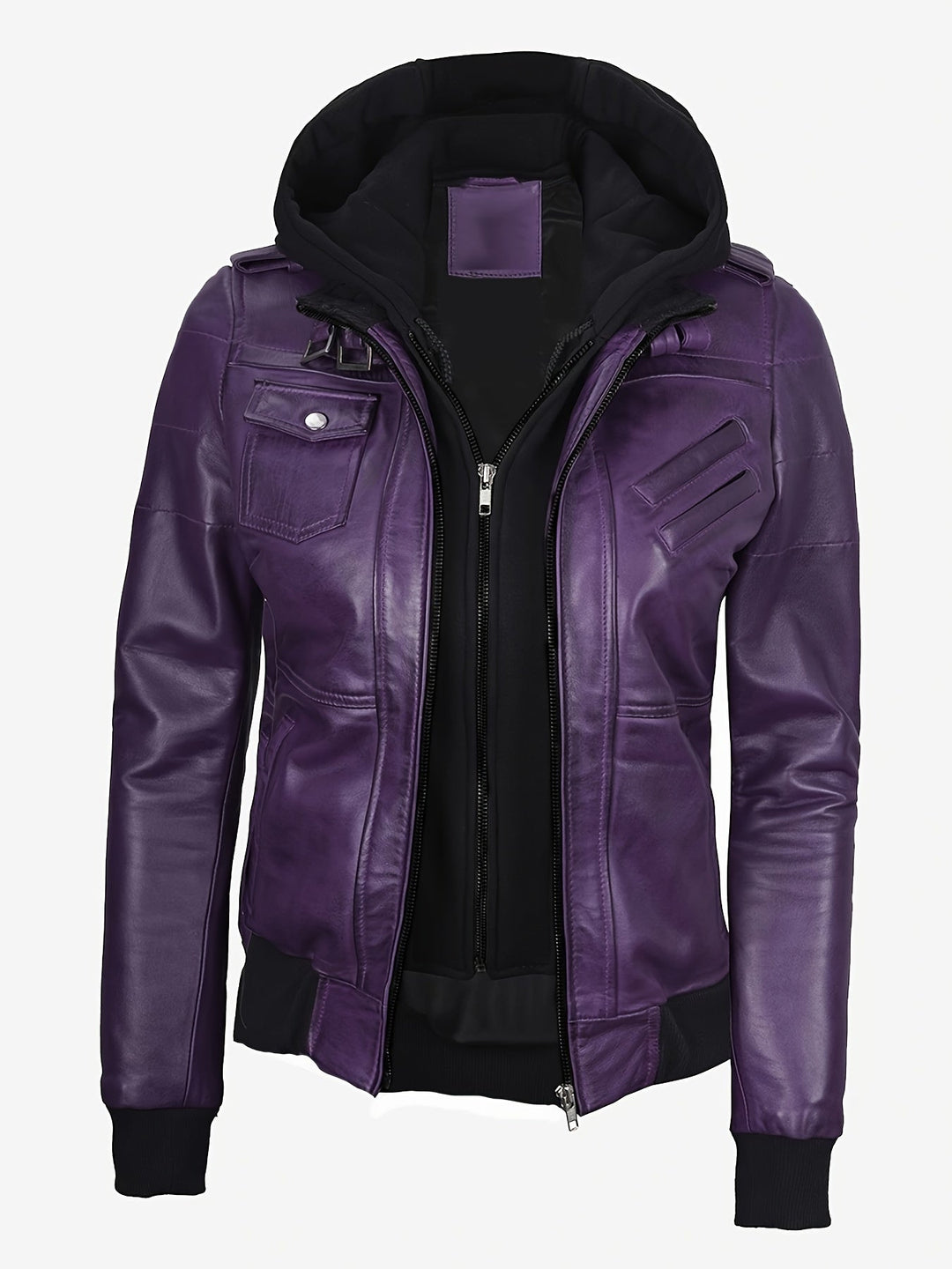 Marini | Elegante giacca in PU da donna