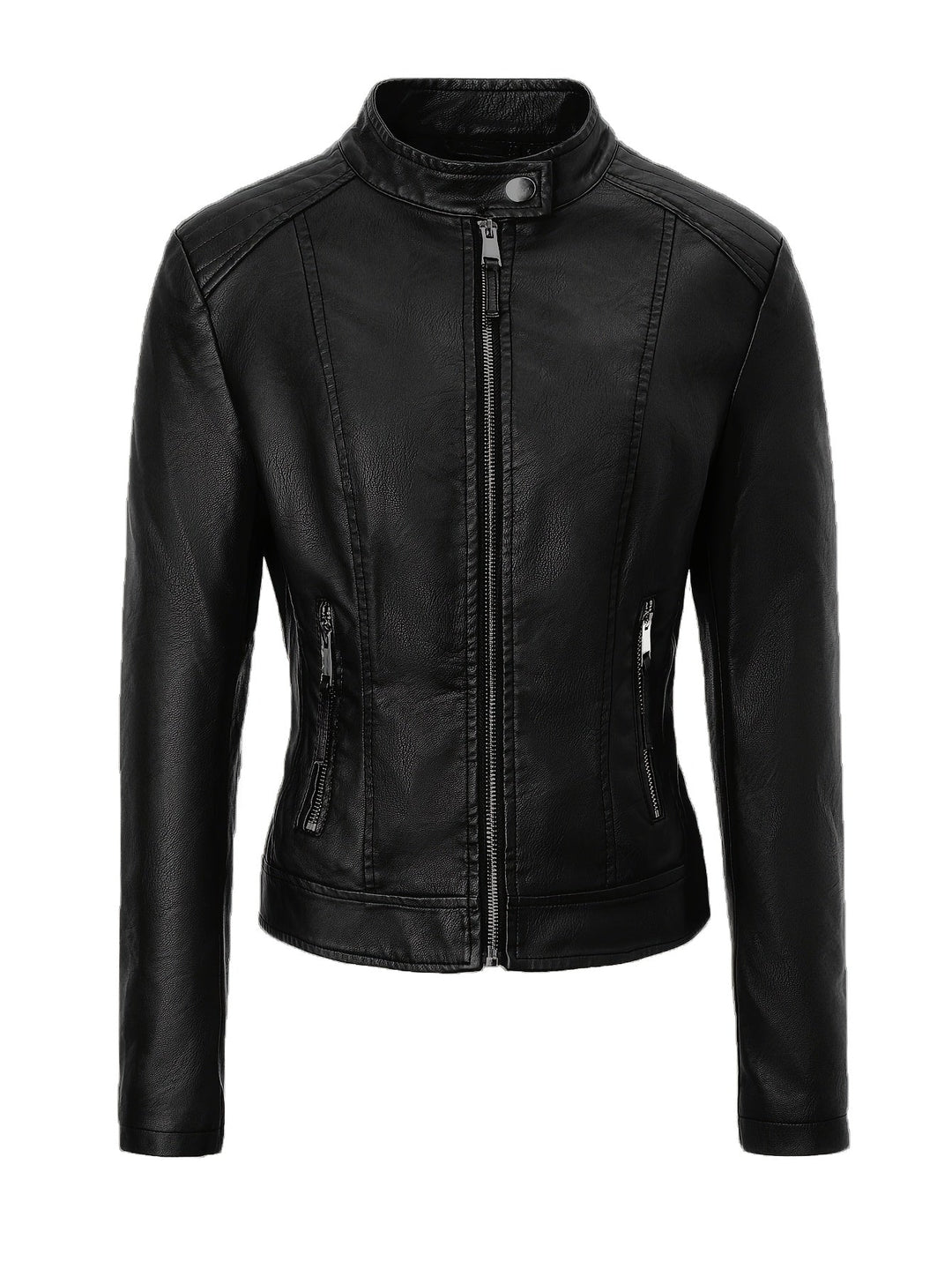 Marini | Giacca moto elegante in pelle