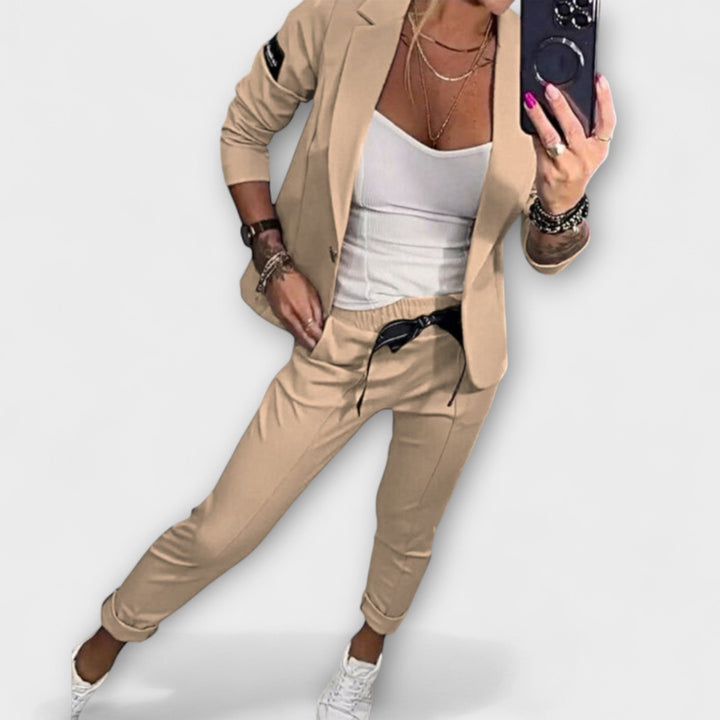 Marini | Set elegante di top e pantaloni