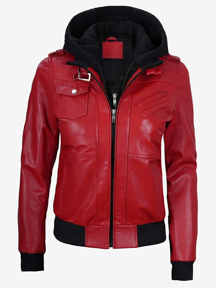 Marini | Elegante giacca in PU da donna