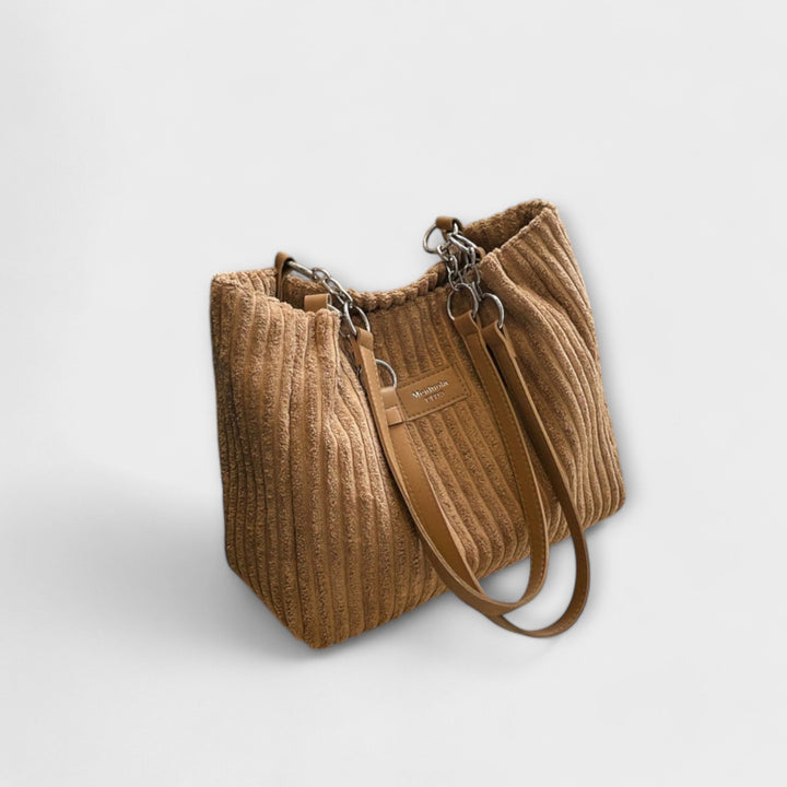Lora. - Soft Cord Shoulder Bag