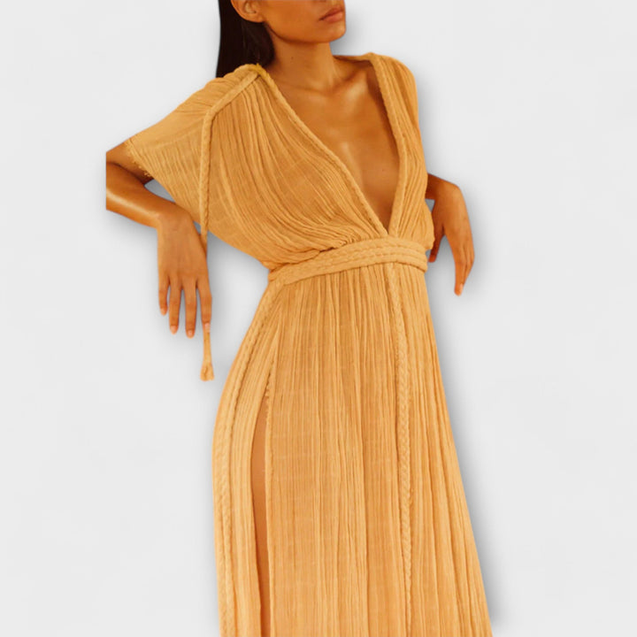 Marini | Abito kimono-maxi in stile greco