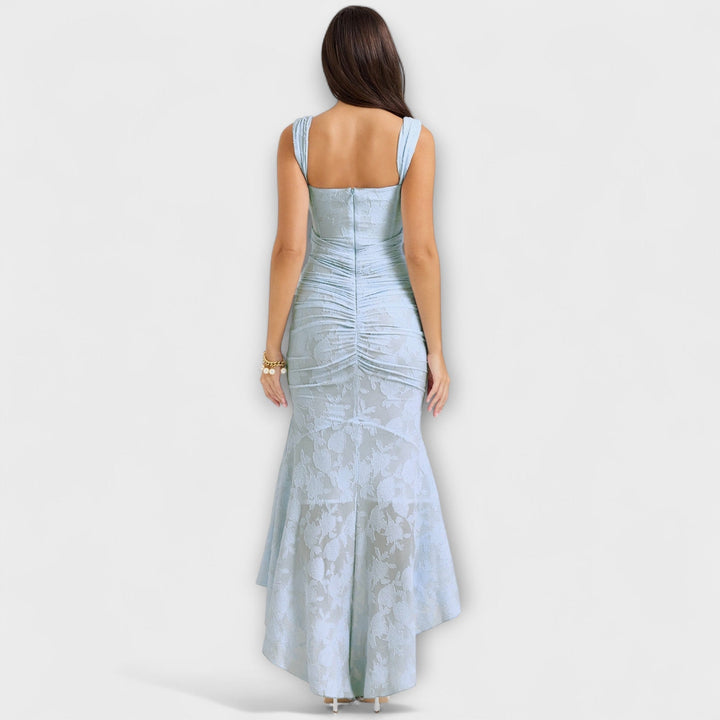 Marini | Abito lungo con corsetto elegante