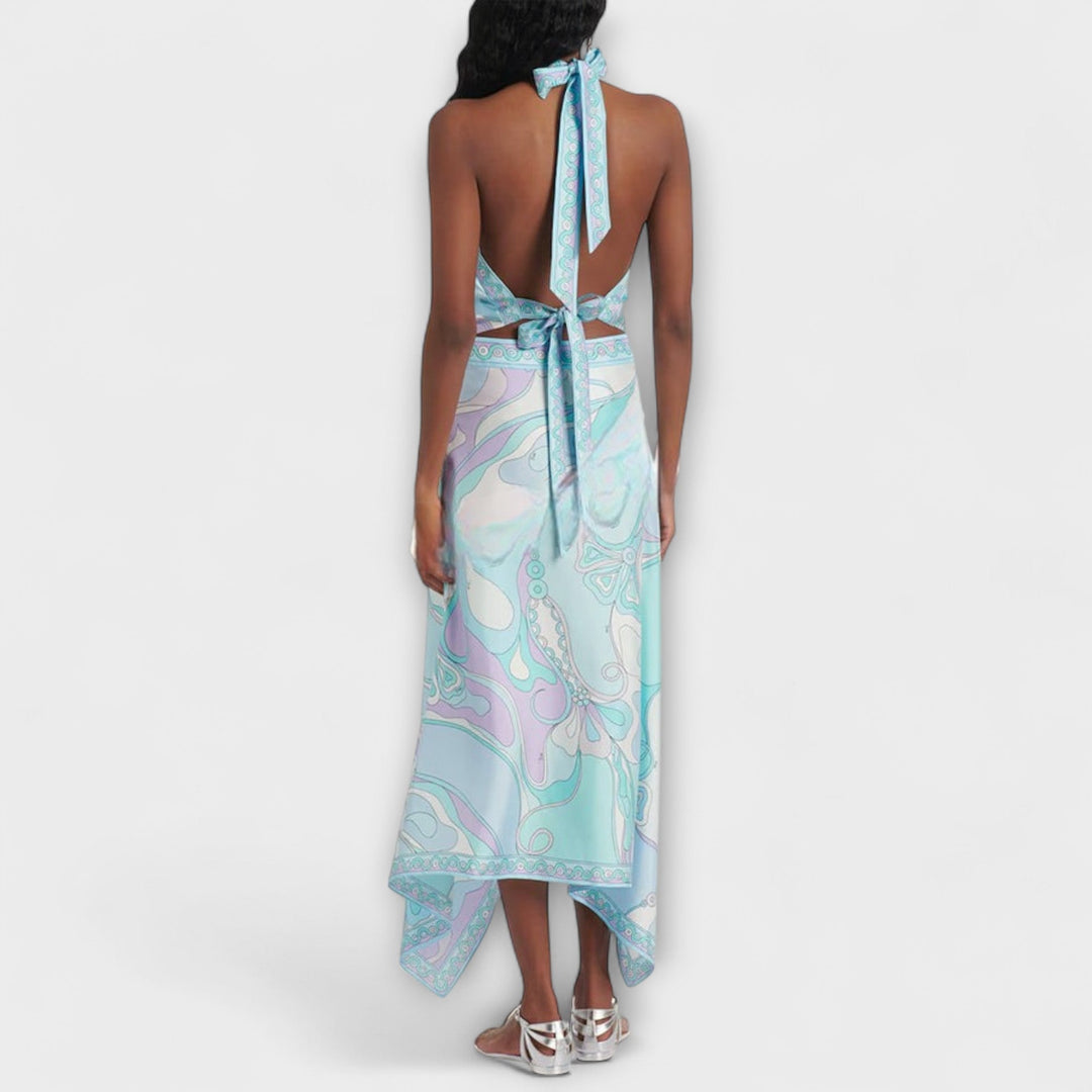 Marini | Set elegante con gonna asimmetrica