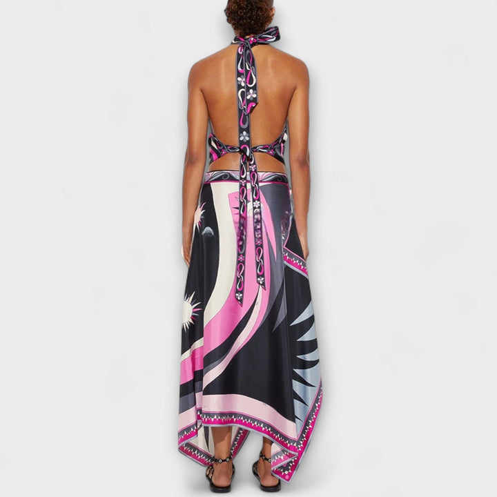 Marini | Set elegante con gonna asimmetrica