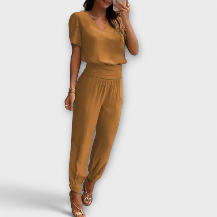 Marini | Raffinato set top e pantaloni