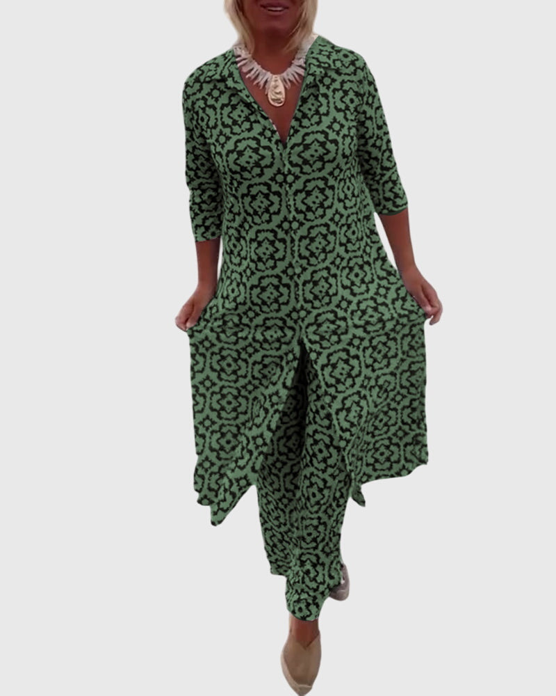 Gabriella™ | Elegant Vintage Two-Piece Set