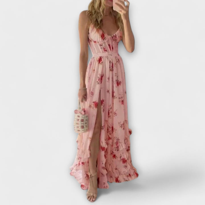 Marini | Abito floreale elegante da donna