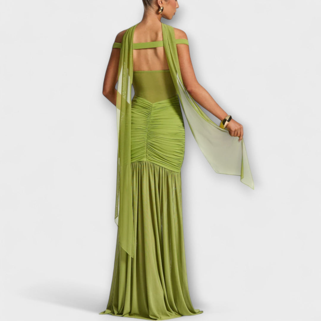 Marini | Abito con spacco elegante da donna