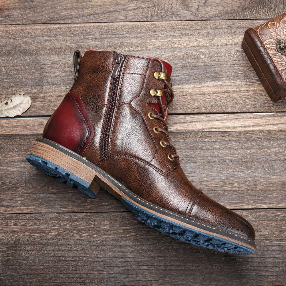 Ethan | Artisan Oxford Leather Boots