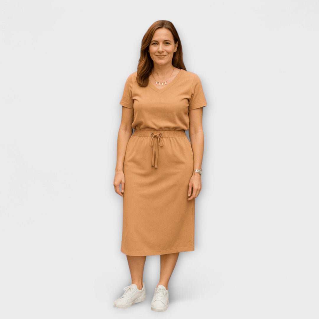 Marini | Top elegante con scollatura a V