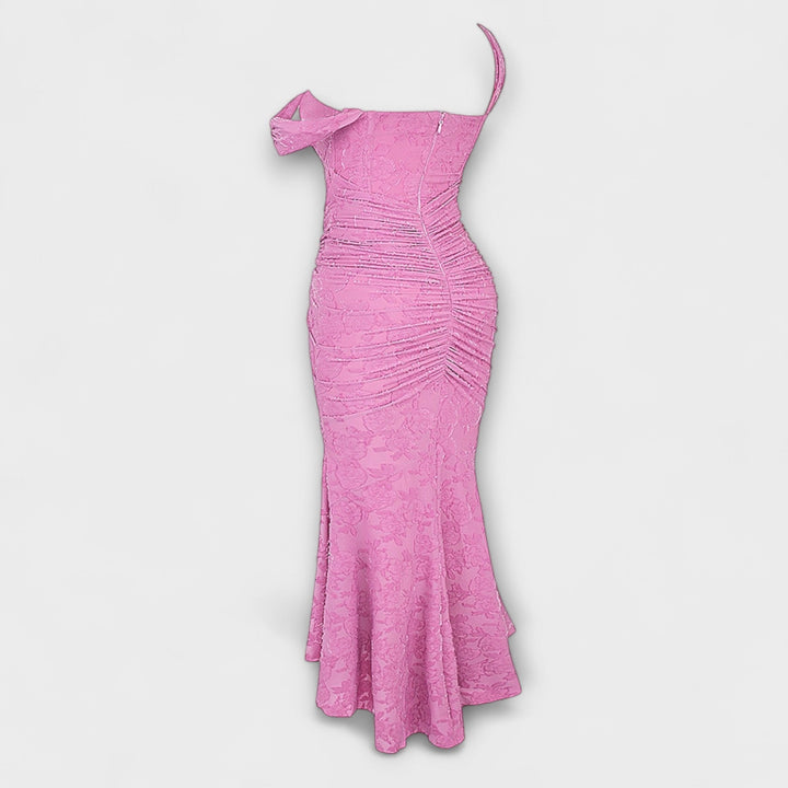 Marini | Abito lungo con corsetto elegante