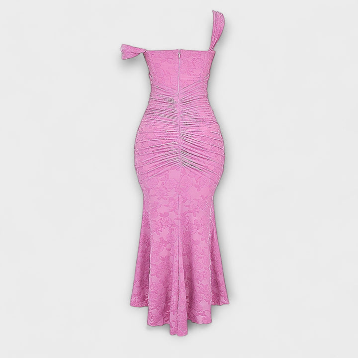 Marini | Abito lungo con corsetto elegante