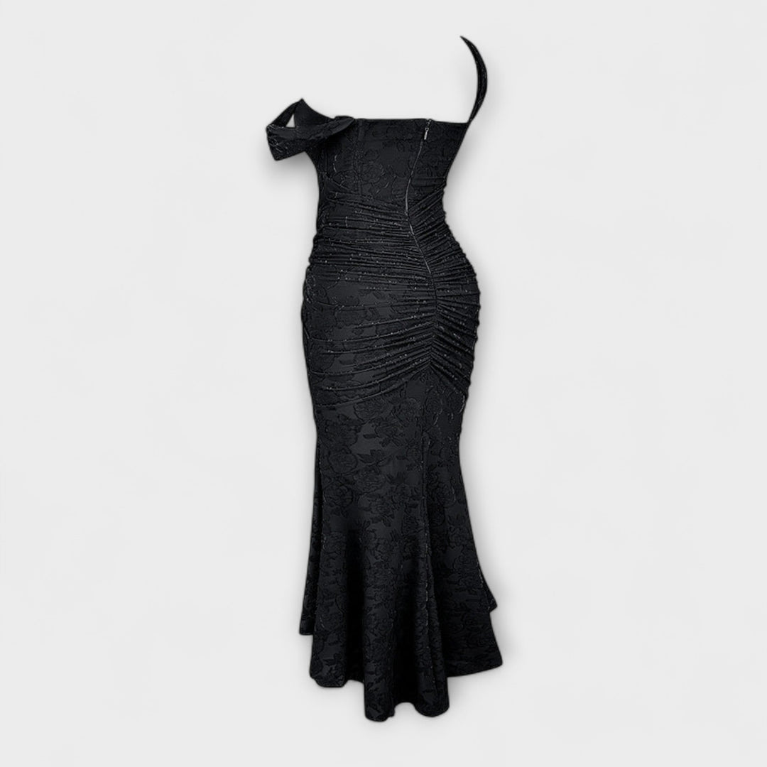Marini | Abito lungo con corsetto elegante