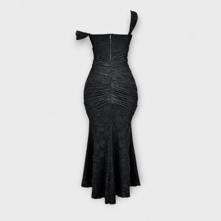 Marini | Abito lungo con corsetto elegante