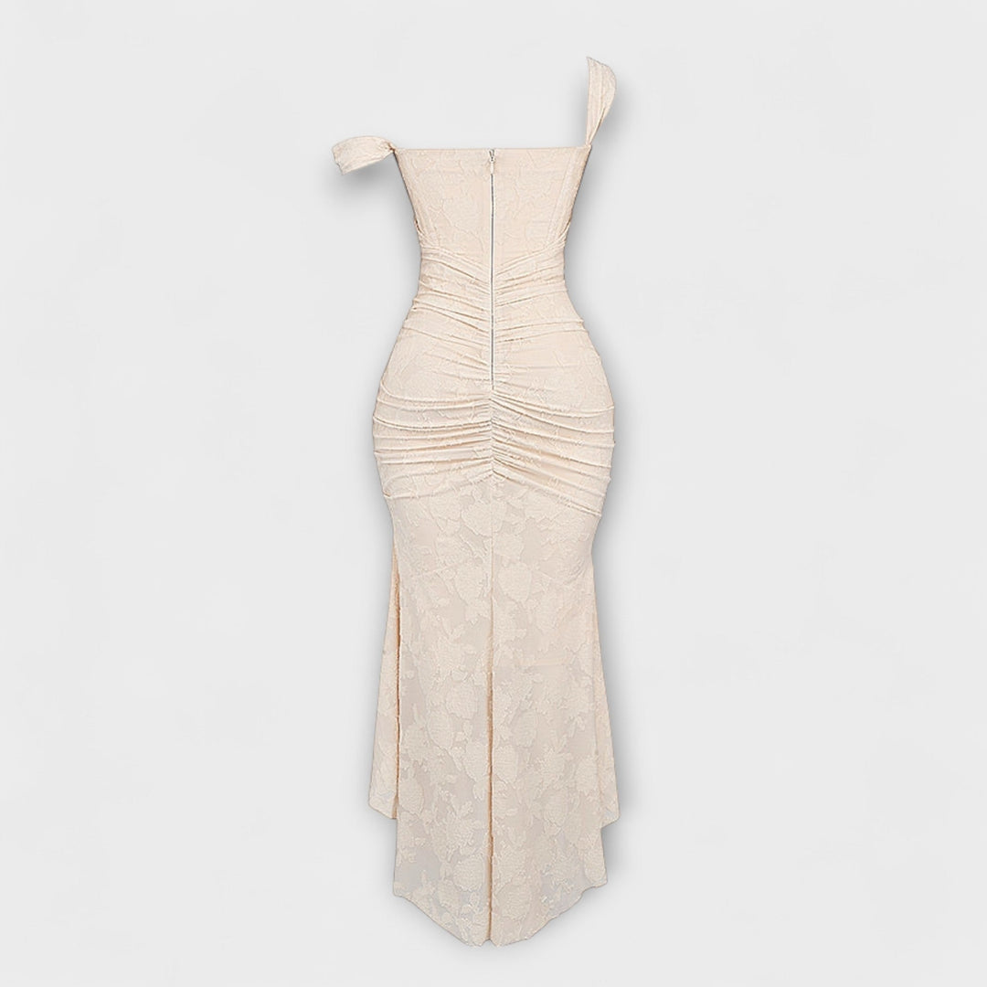 Marini | Abito lungo con corsetto elegante