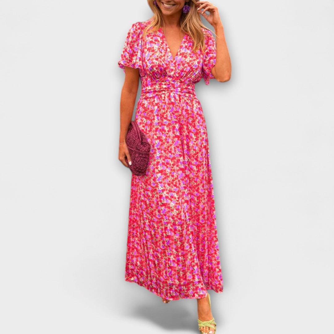 Marini | Abito elegante con scollatura a V