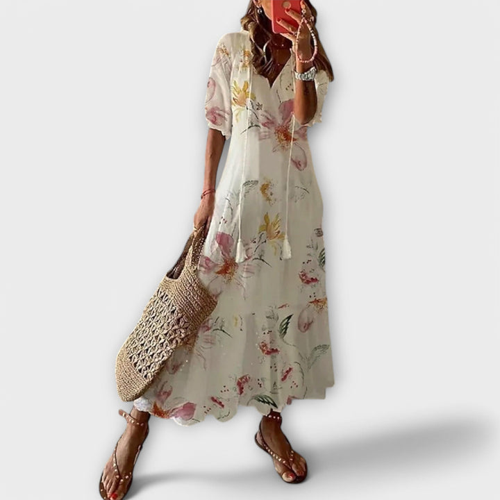 Marini | Vestito maxi bohemien da donna