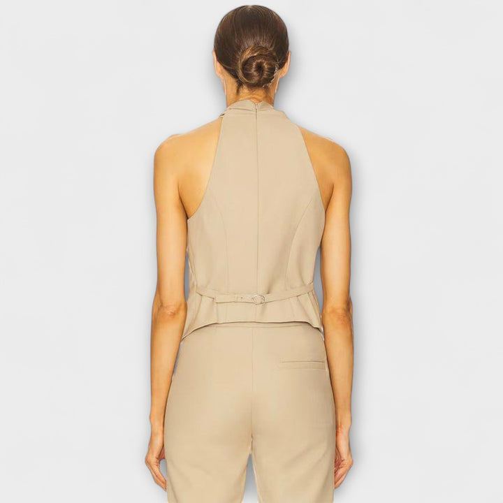 Marini | Abito con scollo incrociato elegante